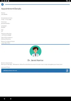 Virtual Care android App screenshot 2