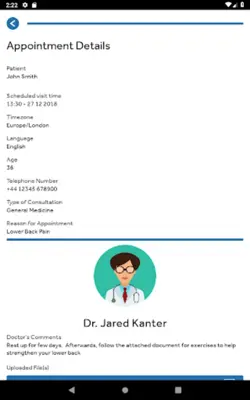 Virtual Care android App screenshot 7